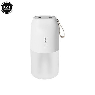 Umidificator fără fir USB Umidificator de birou cu pulverizare dublă Difuzor de aromoterapie Atomizor cu pulverizator de lumină de noapte