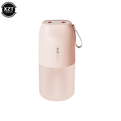 Umidificator fără fir USB Umidificator de birou cu pulverizare dublă Difuzor de aromoterapie Atomizor cu pulverizator de lumină de noapte