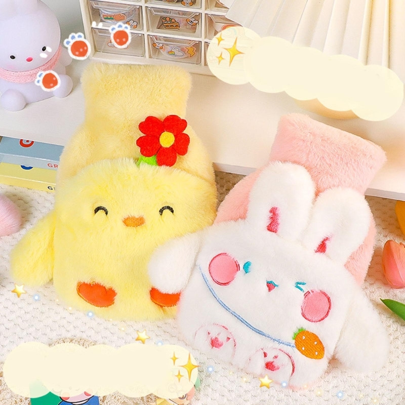 Boca za toplu vodu s mekim poklopcem Vrećica za toplu vodu od 500 ml za vrat, ruke, grijač za noge