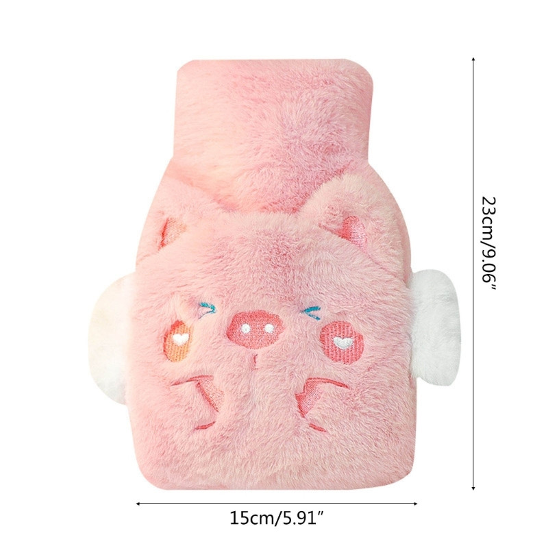 Boca za toplu vodu s mekim poklopcem Vrećica za toplu vodu od 500 ml za vrat, ruke, grijač za noge