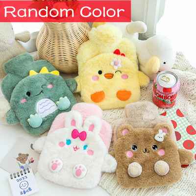 400ml Winter Cartoon Μπουκάλι ζεστού νερού Επαναχρησιμοποιήσιμο Κάλυμμα Τσάντας Ζεστού Νερού Χεριού Θερμότερο Θησαυρό κοιλιάς με πλεκτό μαλακό κάλυμμα