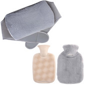 Forró vizes palack fedéllel meghosszabbító hordozható melegvizes táska övvédő melegítő fájdalomcsillapító nyak váll hát derékfájdalmak