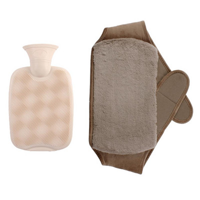 Forró vizes palack fedéllel meghosszabbító hordozható melegvizes táska övvédő melegítő fájdalomcsillapító nyak váll hát derékfájdalmak