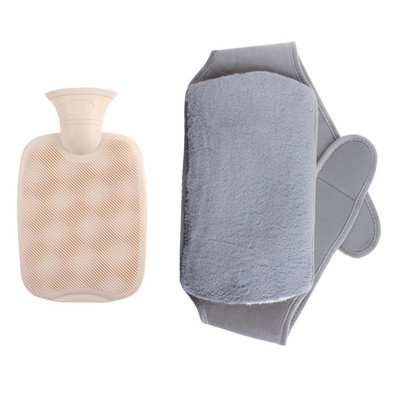 Forró vizes palack fedéllel meghosszabbító hordozható melegvizes táska övvédő melegítő fájdalomcsillapító nyak váll hát derékfájdalmak