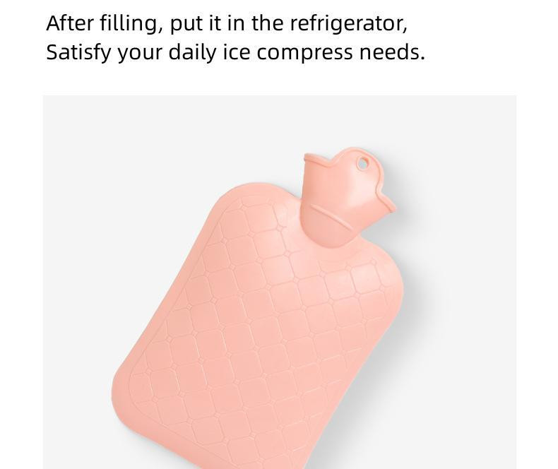 2000 ml-es melegvizes táska meleg hasra kezek aranyos melegvizes táska kézmelegítő virág melegvizes táska otthoni téli hordozható vízmelegítő