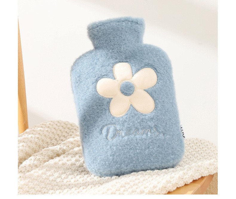 2000 ml-es melegvizes táska meleg hasra kezek aranyos melegvizes táska kézmelegítő virág melegvizes táska otthoni téli hordozható vízmelegítő