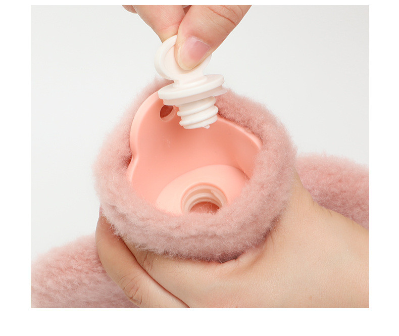 2000 ml-es melegvizes táska meleg hasra kezek aranyos melegvizes táska kézmelegítő virág melegvizes táska otthoni téli hordozható vízmelegítő