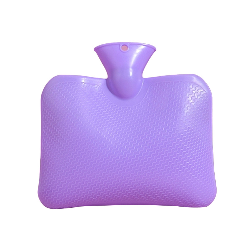 Μπουκάλι ζεστού νερού, έγχρωμο μπουκάλι ζεστού νερού με φυσικό καουτσούκ που διαθέτει ασφαλές στεγανό καπάκι, ιδανικό για εύκολο πόνο