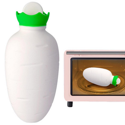 Rajzfilm melegvizes táska Mikrohullámú fűtés Téli melegvíz tasak Aranyos rajzfilm sárgarépa formájú hideg hideg tömörítés forró víz csomag