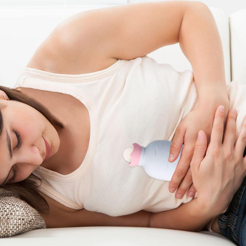 Rajzfilm melegvizes táska Mikrohullámú fűtés Téli melegvíz tasak Aranyos rajzfilm sárgarépa formájú hideg hideg tömörítés forró víz csomag