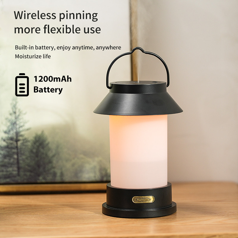 Difuzor portabil de uleiuri esențiale pentru acasă umidificator de încărcare fără fir cu lumină de noapte colorată umidificator de aer cu baterie pentru mașină