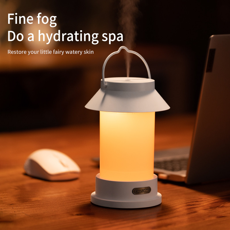 Difuzor portabil de uleiuri esențiale pentru acasă umidificator de încărcare fără fir cu lumină de noapte colorată umidificator de aer cu baterie pentru mașină