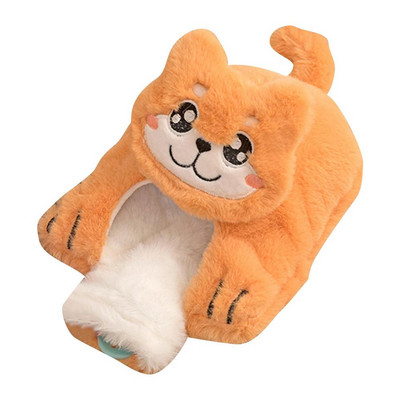 Пакет за гореща вода Подвижен пакет за топла вода Бутилка за гореща вода със сладко плюшено покритие Коледни подаръци за жени Момичета Деца