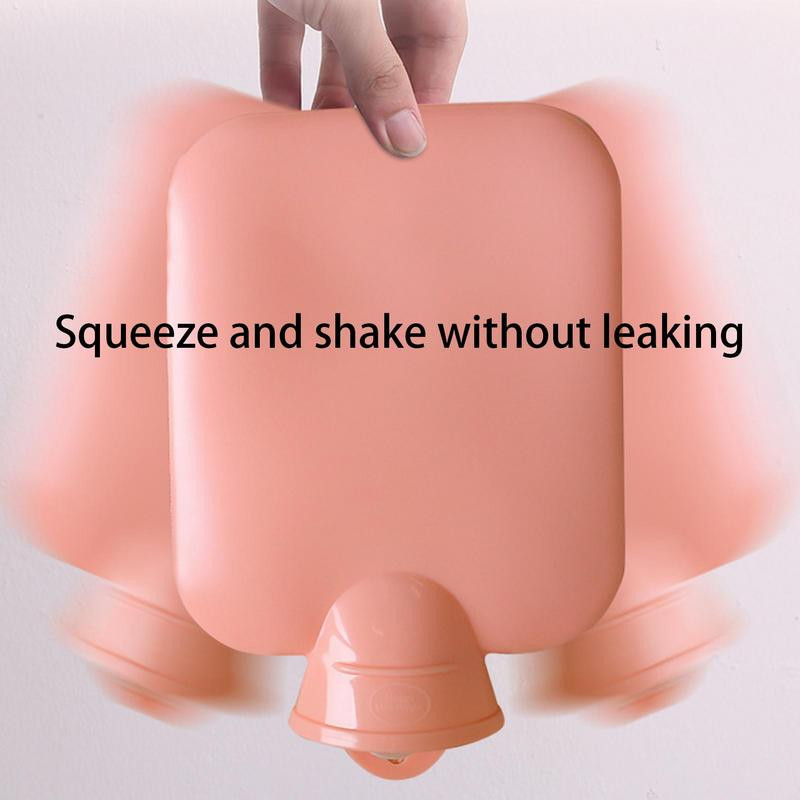 Пакет за гореща вода Подвижен пакет за топла вода Бутилка за гореща вода със сладко плюшено покритие Коледни подаръци за жени Момичета Деца