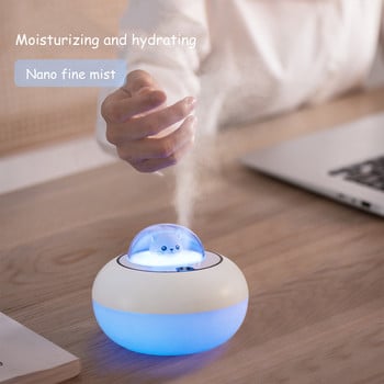 Lovely Cat Air Humidifier USB Aromatherapy Mist Maker Fogger with LED Lamp Mini φορητός υπερηχητικός διαχύτης αρώματος καθαριστής αέρα