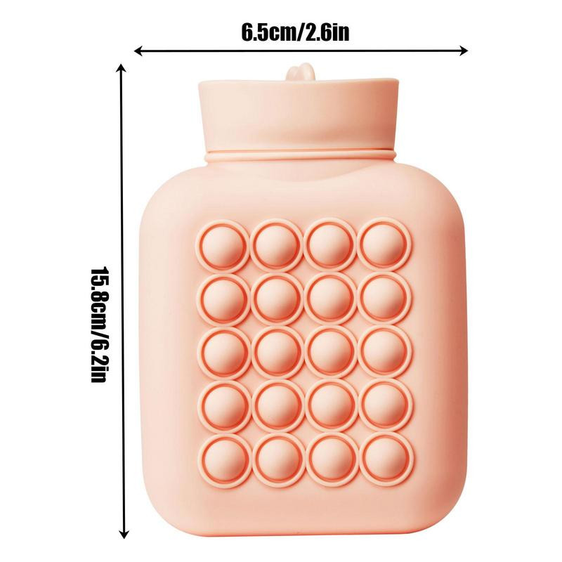 Meleg és hideg kompressziós melegvizes palack táska kis puha szilikon termikus táska mikrohullámú sütő fűtés utazó meleg vizes táska gyerekeknek