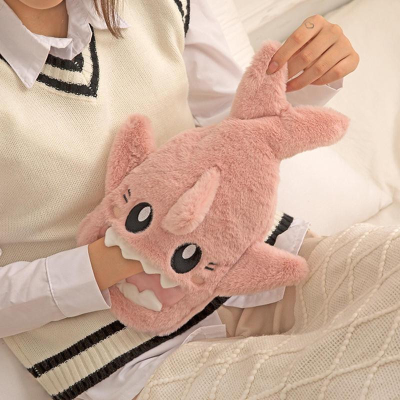 Rajzfilm melegvizes táska biztonságos plüss melegvizes palack PVC klasszikus melegvizes palack melegvizes tasak puha plüss kézi derékkal