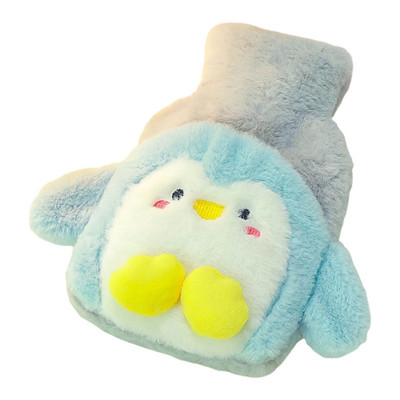 0,5 literes plüss melegvizes palack fedél forrázásgátló forró vizes zsák 500 ml melegen tartó palack tartály fedővel A0KF