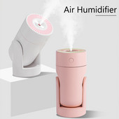 Безжичен овлажнител за въздух 200 ml Арома дифузор USB акумулаторен ултразвуков хладен уред за образуване на мъгла замъгляващ за домашен офис овлажнител за въздух