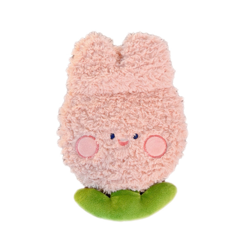 Γελοιογραφία βελούδινη αρκουδάκι με ζεστό μπουκάλι νερό που γεμίζει φορητό φορητό θερμαντήρα χεριών μαθητή Χαριτωμένη τσάντα ζεστού νερού