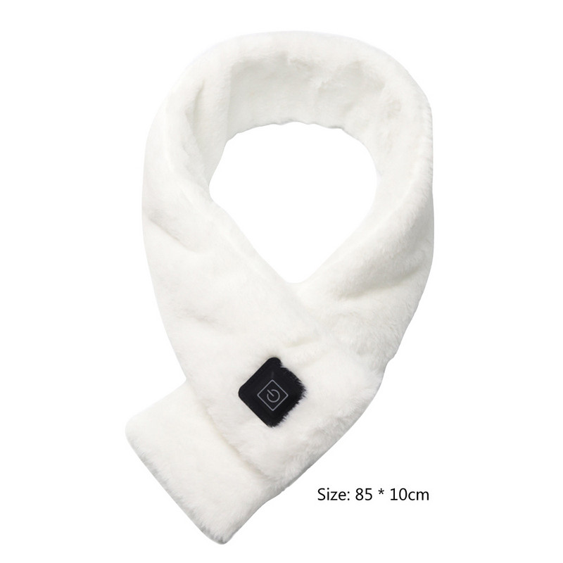 Elektromos, fűtött téli sálak hőmérséklet-beállító termikus nyaktekercs, puha, kényelmes, tökéletes ajándékok szabadtéri kempingezéshez