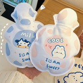 300 ml kaasaskantav mini kätesoojendaja silikoonist veesüstiga kuumaveekott Kawaii termospudel menstruatsiooni soe kõhusoojuspakk