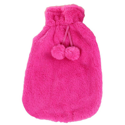 Ainult kuumaveepudeli ümbris, 2-liitrine kunstplüüsist karusnahast kuumaveepudeli kate, ainult kuumaveepudeli kate.