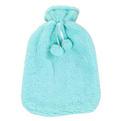 Ainult kuumaveepudeli ümbris, 2-liitrine kunstplüüsist karusnahast kuumaveepudeli kate, ainult kuumaveepudeli kate.