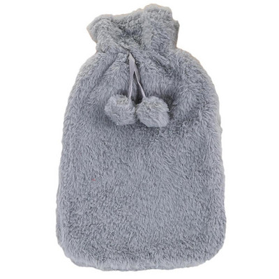 Ainult kuumaveepudeli ümbris, 2-liitrine kunstplüüsist karusnahast kuumaveepudeli kate, ainult kuumaveepudeli kate.