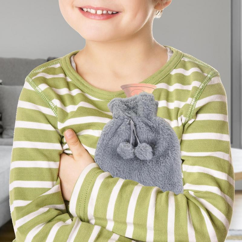 Ainult kuumaveepudeli ümbris, 2-liitrine kunstplüüsist karusnahast kuumaveepudeli kate, ainult kuumaveepudeli kate.