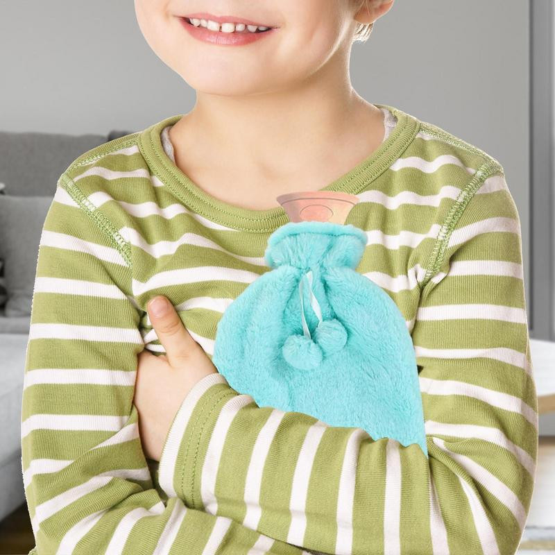 Ainult kuumaveepudeli ümbris, 2-liitrine kunstplüüsist karusnahast kuumaveepudeli kate, ainult kuumaveepudeli kate.