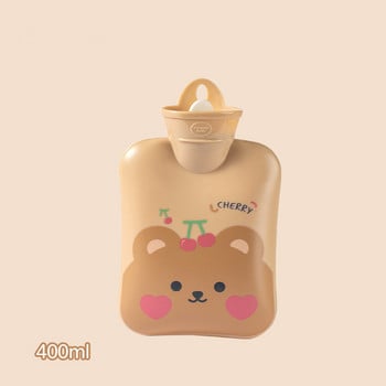 Cute Bear τσάντα ζεστού νερού 2000ml Υψηλής πυκνότητας PVC ζεστά μπουκάλια Χέρι Θερμότερο κάλυμμα Περιτύλιγμα Τσάντα κανάτα ζεστού νερού για κράμπες περιόδου ύπνου