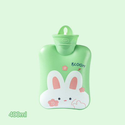 Cute Bear melegvizes táska 2000 ml-es nagy sűrűségű PVC meleg palackok kézmelegítő fedőcsomagolás melegvizes kancsó táska ágyi görcsökre