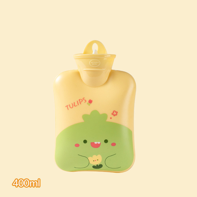 Cute Bear melegvizes táska 2000 ml-es nagy sűrűségű PVC meleg palackok kézmelegítő fedőcsomagolás melegvizes kancsó táska ágyi görcsökre