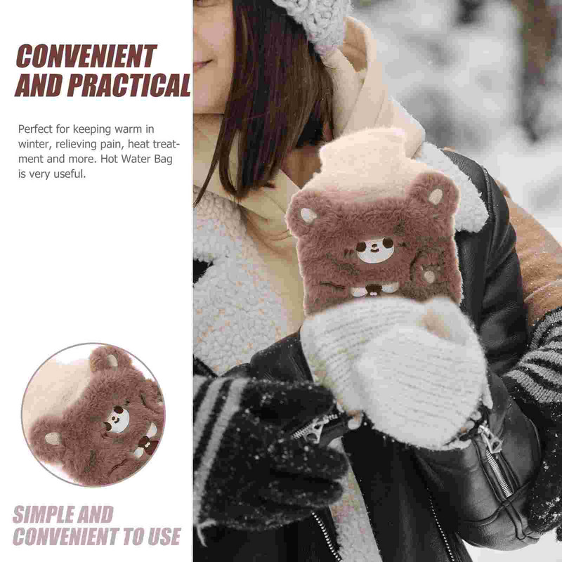 Zagrijte Boca tople vode Mekane torbe za grijanje ruku Heatzo grijač Plišane navlake iz crtanih filmova Grijači Vrećice za zečiće za višekratnu upotrebu Grijanje