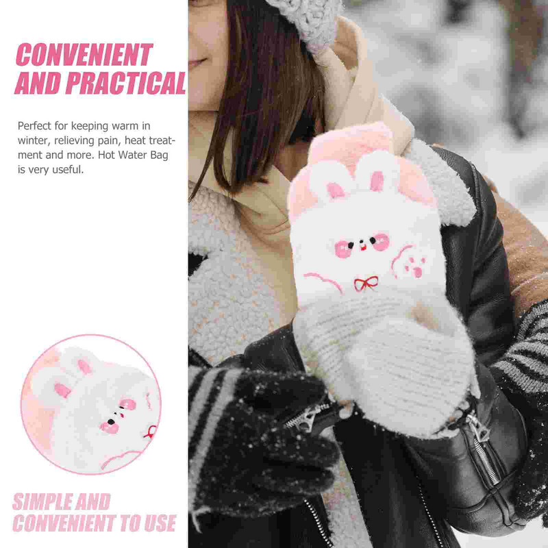 Zagrijte Boca tople vode Mekane torbe za grijanje ruku Heatzo grijač Plišane navlake iz crtanih filmova Grijači Vrećice za zečiće za višekratnu upotrebu Grijanje