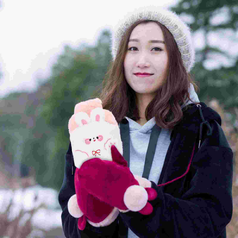 Zagrijte Boca tople vode Mekane torbe za grijanje ruku Heatzo grijač Plišane navlake iz crtanih filmova Grijači Vrećice za zečiće za višekratnu upotrebu Grijanje