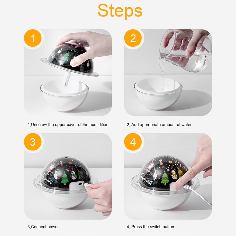 Hordozható mini légpárásító befúvó, 2 köd üzemmódú vízmentes, automatikusan kikapcsolódó aromaterápiás befúvó otthoni baba hálószobához utazáshoz