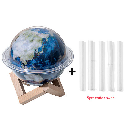 Planet Humidifier USB aromaterápiás illóolaj diffúzor LED lámpával otthoni illatokhoz Ultrahangos párásító légpárásító