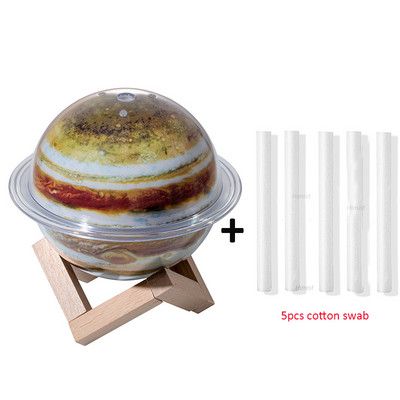 Planet Humidifier USB aromaterápiás illóolaj diffúzor LED lámpával otthoni illatokhoz Ultrahangos párásító légpárásító