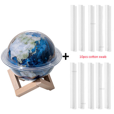 Planet Humidifier USB aromaterápiás illóolaj diffúzor LED lámpával otthoni illatokhoz Ultrahangos párásító légpárásító