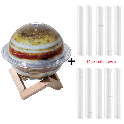 Planet Humidifier USB aromaterápiás illóolaj diffúzor LED lámpával otthoni illatokhoz Ultrahangos párásító légpárásító