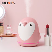 220 ml φορητός υγραντήρας αρώματος 3 σε 1 Mini Cute Penguin USB Air Diffuser for Home Office Car Mist Maker Essential Oil Diffuser