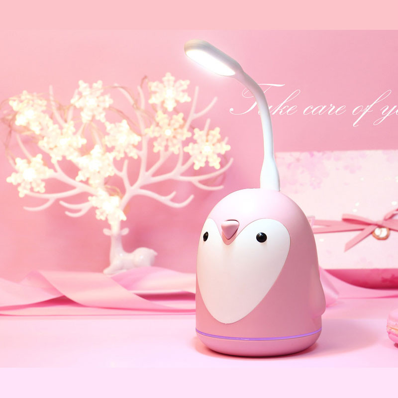 220 ml φορητός υγραντήρας αρώματος 3 σε 1 Mini Cute Penguin USB Air Diffuser for Home Office Car Mist Maker Essential Oil Diffuser