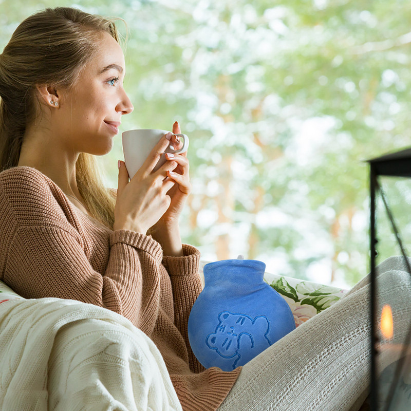 550 ml Katomb soojakottide komplekt veega täidetud Kuumaveekotid veega täidetud Kodumajapidamises kasutatavad kuumaveekotid PVC plahvatuskindlad