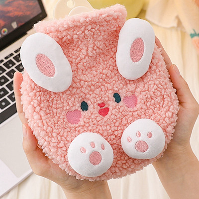 350 ml-es téli kézmelegítők melegítő csomagok Hordozható Kawaii Dog plüss vizes palack kézmelegítő zsebtömítés Újrahasználható kézmelegítő