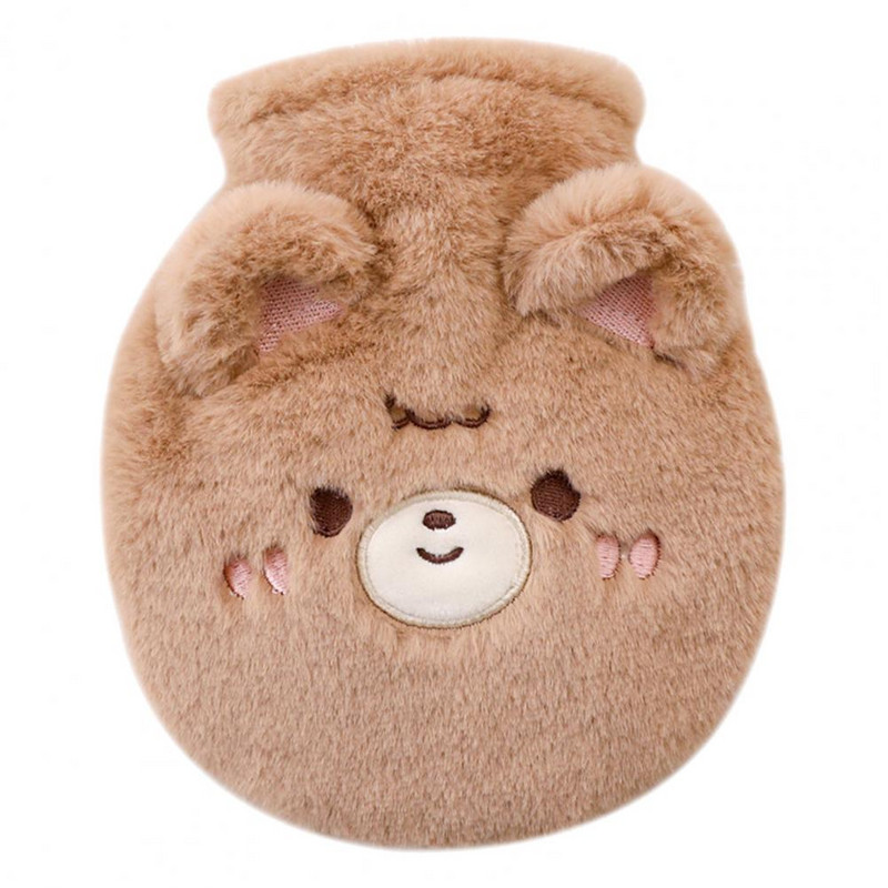 Kuumaveekott Vastupidav multifilmipildid, korduvkasutatav siseruumides, väljas, armas loomaplush kuumaveepudel majapidamises