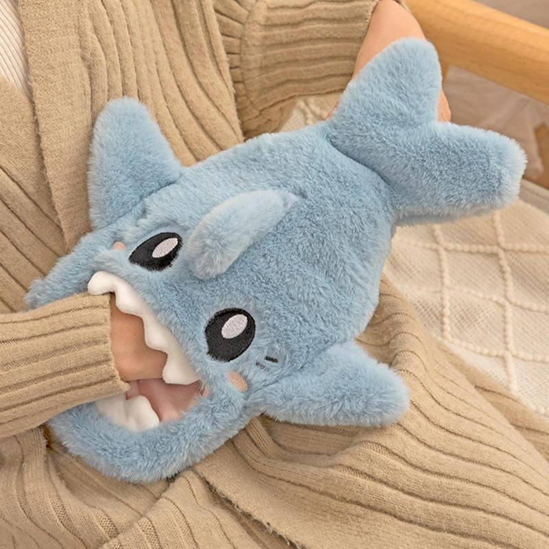 Rajzfilm melegvizes táska biztonságos plüss vizes táska PVC melegvizes táska fedővel melegvizes palackok melegvizes táska menstruációs görcsök ellen