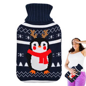 Kvaliteetne kuumaveepudel Armas põhjapõdra soe veekott käte- ja jalgade soojendamiseks kaanega jõulukingitused täiskasvanutele ja lastele