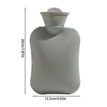 Торбичка за гореща вода Удебелена топла вода за ръце Мини 500 мл торбичка за топла вода за жени Горещ компрес Облекчаване на болки от главоболие Крампи